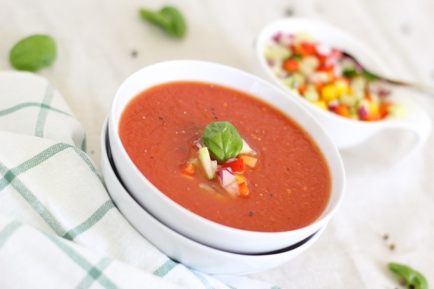Tomatoes Soup Vegetables Healthy Vegan Vegetarian